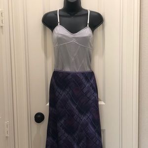 Purple Geometric Skirt